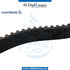 RIBBED V-belt 1333501 for BMW 3 Series E28 (1981-1990) models